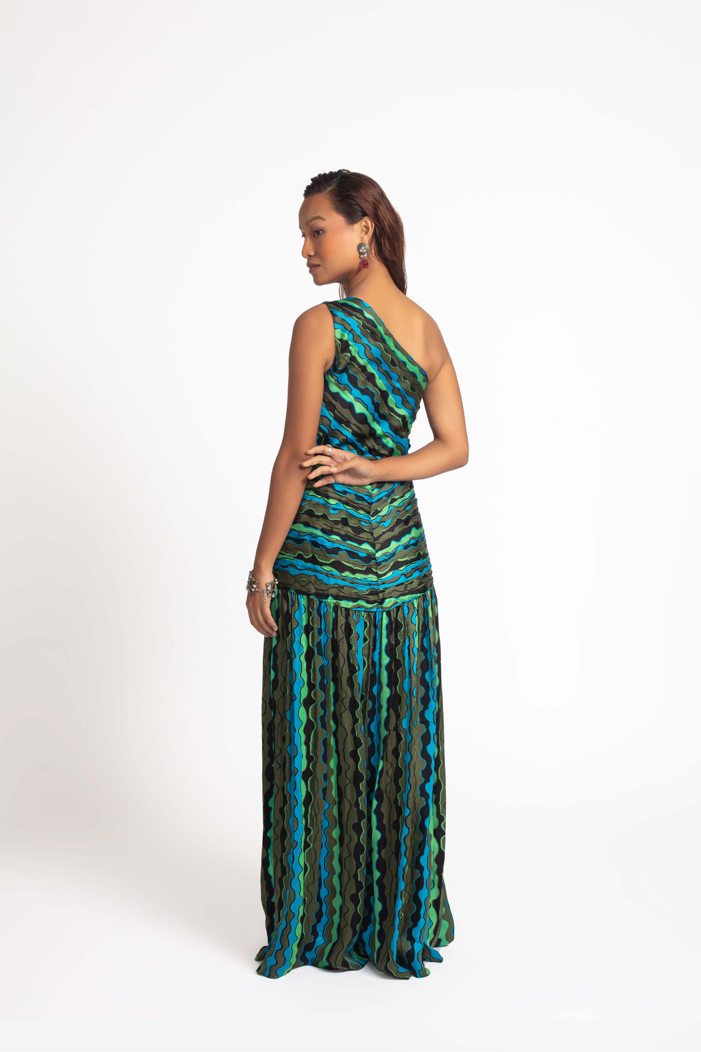 Gigi One-Shoulder Gown
