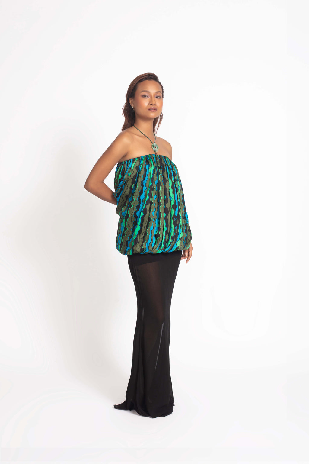 Vera Sheer Maxi Skirt