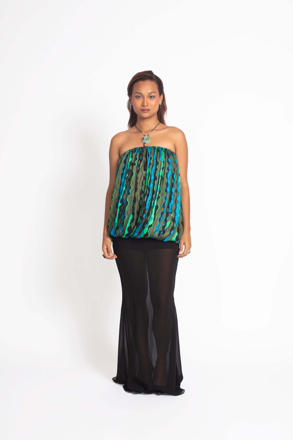 Vera Sheer Maxi Skirt